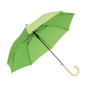 Parapluie canne en rPET ouverture automatique vert clair