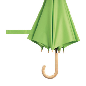 Parapluie canne en rPET ouverture automatique vert clair