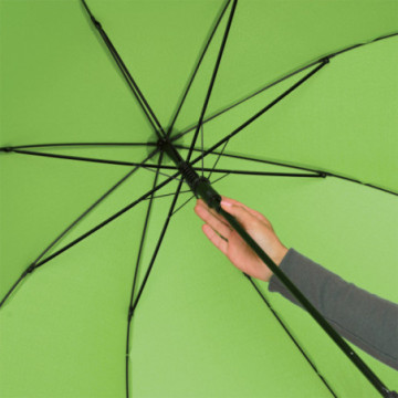 Parapluie canne en rPET ouverture automatique vert clair