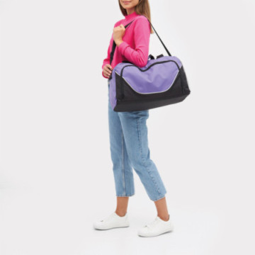 Sac de sport violet-noir