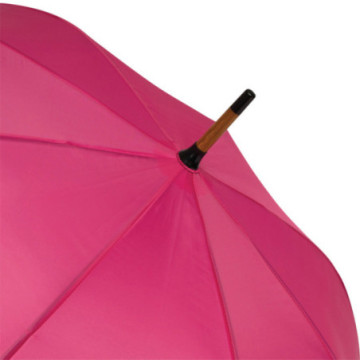 Parapluie canne ouverture automatique rose foncé