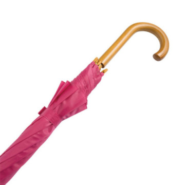 Parapluie canne ouverture automatique rose foncé