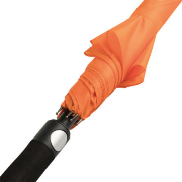 Parapluie golf tempête ouverture automatique orange