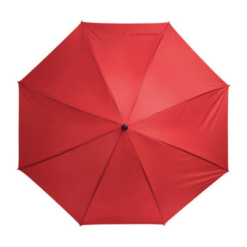 Parapluie golf tempête ouverture manuelle rouge