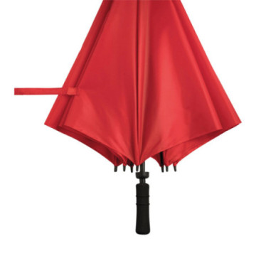 Parapluie golf tempête ouverture manuelle rouge