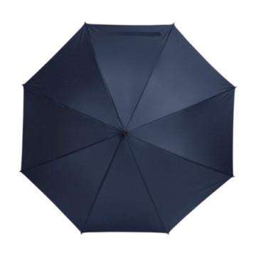 Parapluie canne en rPET ouverture automatique bleu marine