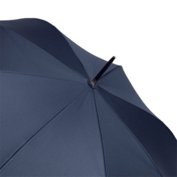 Parapluie canne en rPET ouverture automatique bleu marine