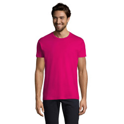 Tee-shirt homme couleur Sol's® Impérial marquage Octobre Rose inclus
