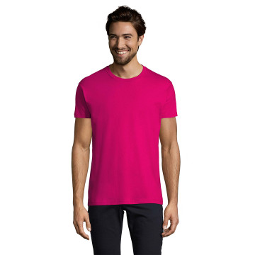Tee-shirt homme couleur Sol's® Impérial marquage Octobre Rose inclus