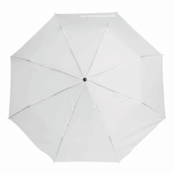 Parapluie pliable tempête ouv/fermeture auto blanc marq Octobre Rose