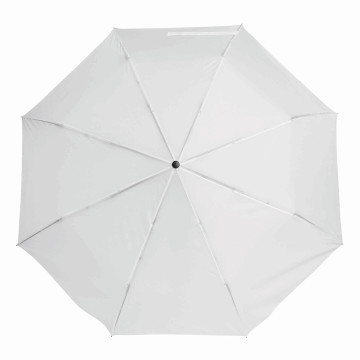 Parapluie pliable tempête ouv/fermeture auto blanc marq Octobre Rose