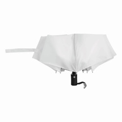 Parapluie pliable tempête ouv/fermeture auto blanc marq Octobre Rose