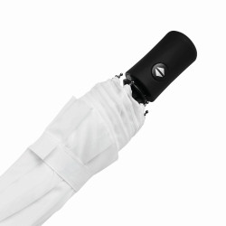 Parapluie pliable tempête ouv/fermeture auto blanc marq Octobre Rose