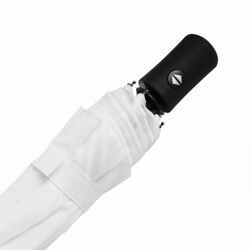 Parapluie pliable tempête ouv/fermeture auto blanc marq Octobre Rose