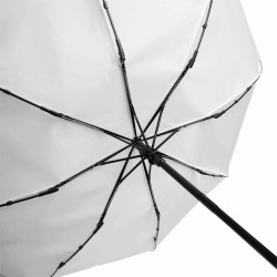 Parapluie pliable tempête ouv/fermeture auto blanc marq Octobre Rose