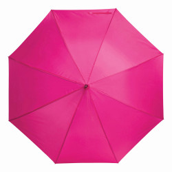Parapluie golf ouverture automatique rose foncé marquage Octobre Rose