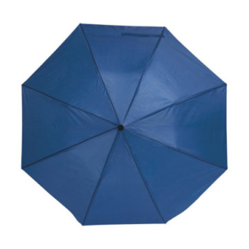 Parapluie pliable ouverture & fermeture manuelles bleu