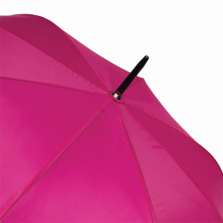 Parapluie golf ouverture automatique rose foncé marquage Octobre Rose