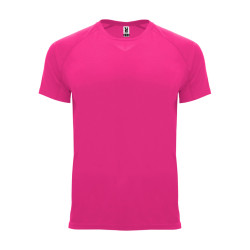 Tee-shirt de sport respirant homme Roly® Bahrain marq Octobre Rose
