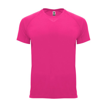Tee-shirt de sport respirant homme Roly® Bahrain marq Octobre Rose