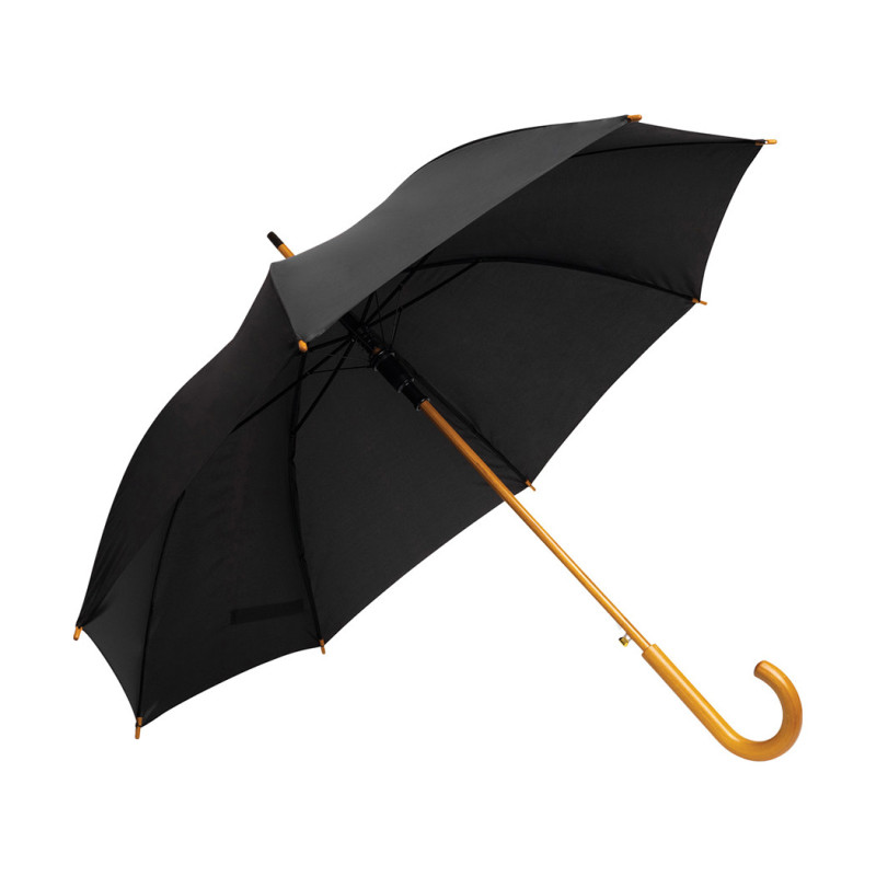 Parapluie canne ouverture automatique noir