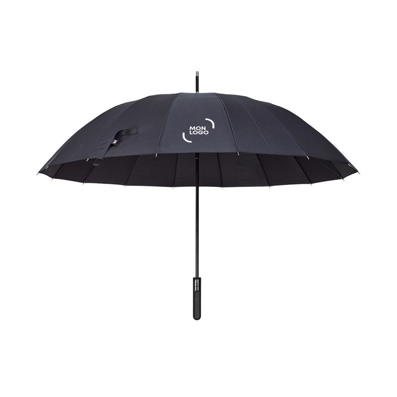 Parapluie golf tempête en rPET ouverture automatique 16 pans