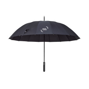 Parapluie golf tempête en rPET ouverture automatique 16 pans