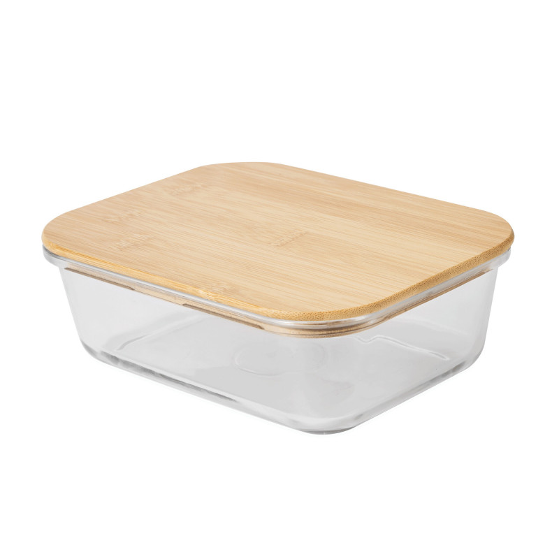 Lunch box en verre et en bambou 1060 mL