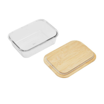 Lunch box en verre et en bambou 1060 mL