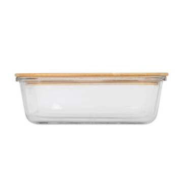 Lunch box en verre et en bambou 1060 mL