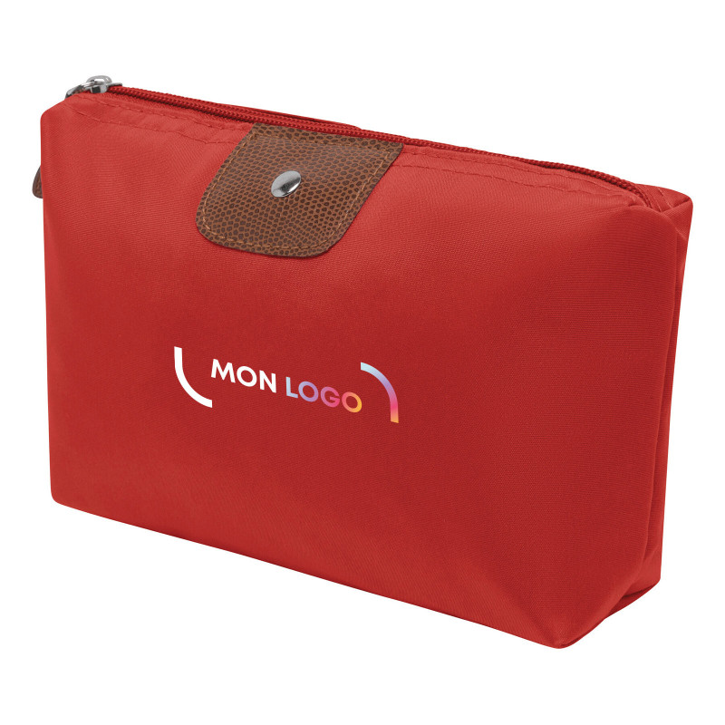 Trousse de toilette rouge