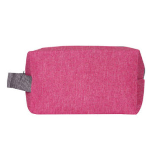 Trousse de toilette en rPET rose foncé