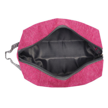 Trousse de toilette en rPET rose foncé