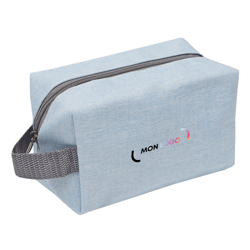 Trousse de toilette en rPET bleu clair