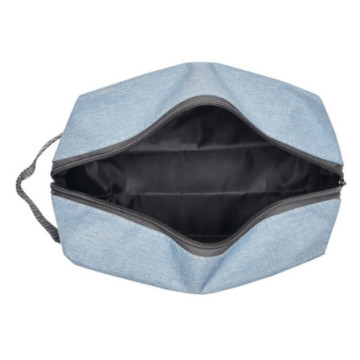 Trousse de toilette en rPET bleu clair
