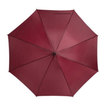 Parapluie canne ouverture automatique bordeaux