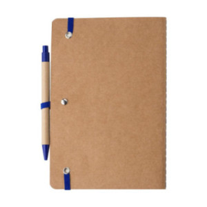 Carnet A5 en carton recyclé avec stylo