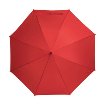 Parapluie canne en rPET ouverture automatique rouge