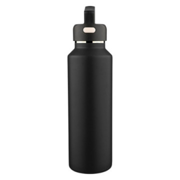 Bouteille isotherme en acier recyclé 600 mL avec boutons pression