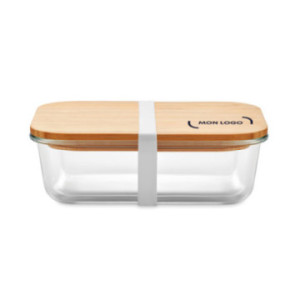 Lunch box en verre et bambou 800 mL