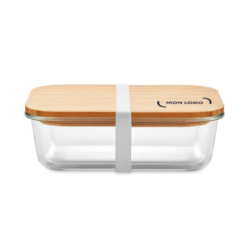 Lunch box en verre et bambou 800 mL