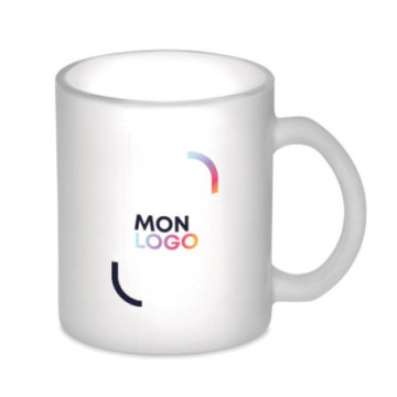 Tasse en verre dépoli 300 mL