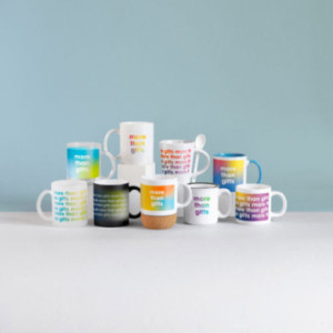 Tasse en verre dépoli 300 mL