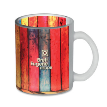 Tasse en verre dépoli 300 mL