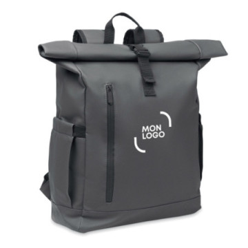Sac à dos ordinateur roll top en rPET