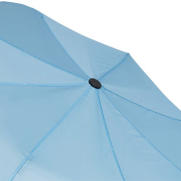 Parapluie pliable ouverture & fermeture manuelles bleu clair