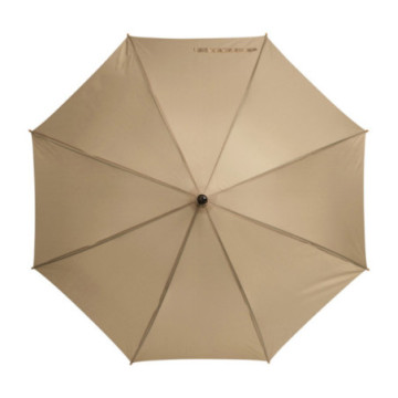 Parapluie canne ouverture automatique beige