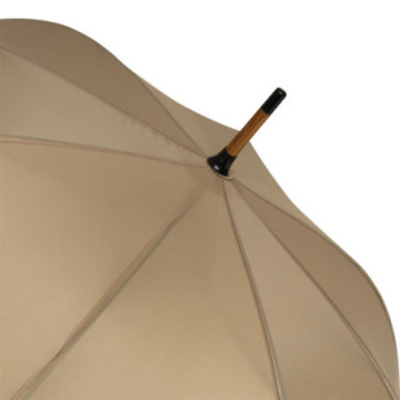 Parapluie canne ouverture automatique beige