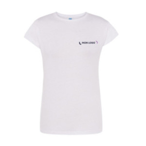 Tee-shirt femme JHK® JK150 blanc