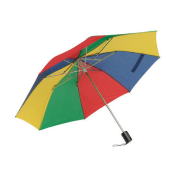 Parapluie pliable ouverture & fermeture manuelles multicolore